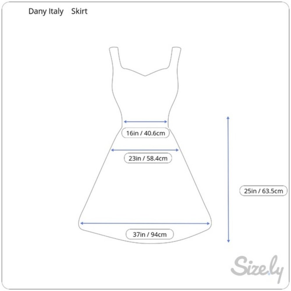 DANY Polkadot Black Skirt Set Made in Italy - Picture 17 of 17